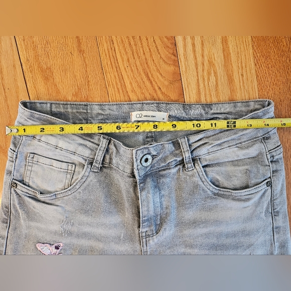 Q2 Unique Denim Jean's, Grey size M - Picture 6 of 6